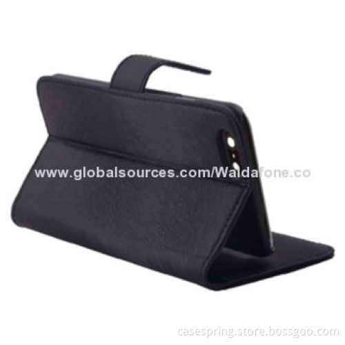 PU Leather Case for iPhone 6 with Two Credit Card Wallet Style, Special Designs